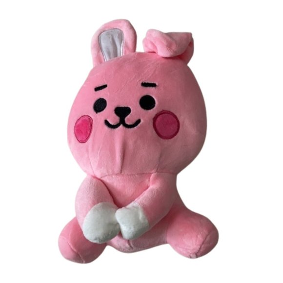 NWOT New BTS21 Line Friends Plushie "Cooky" Pink plushie doll BTS 21 stu…‎ - Picture 1 of 16